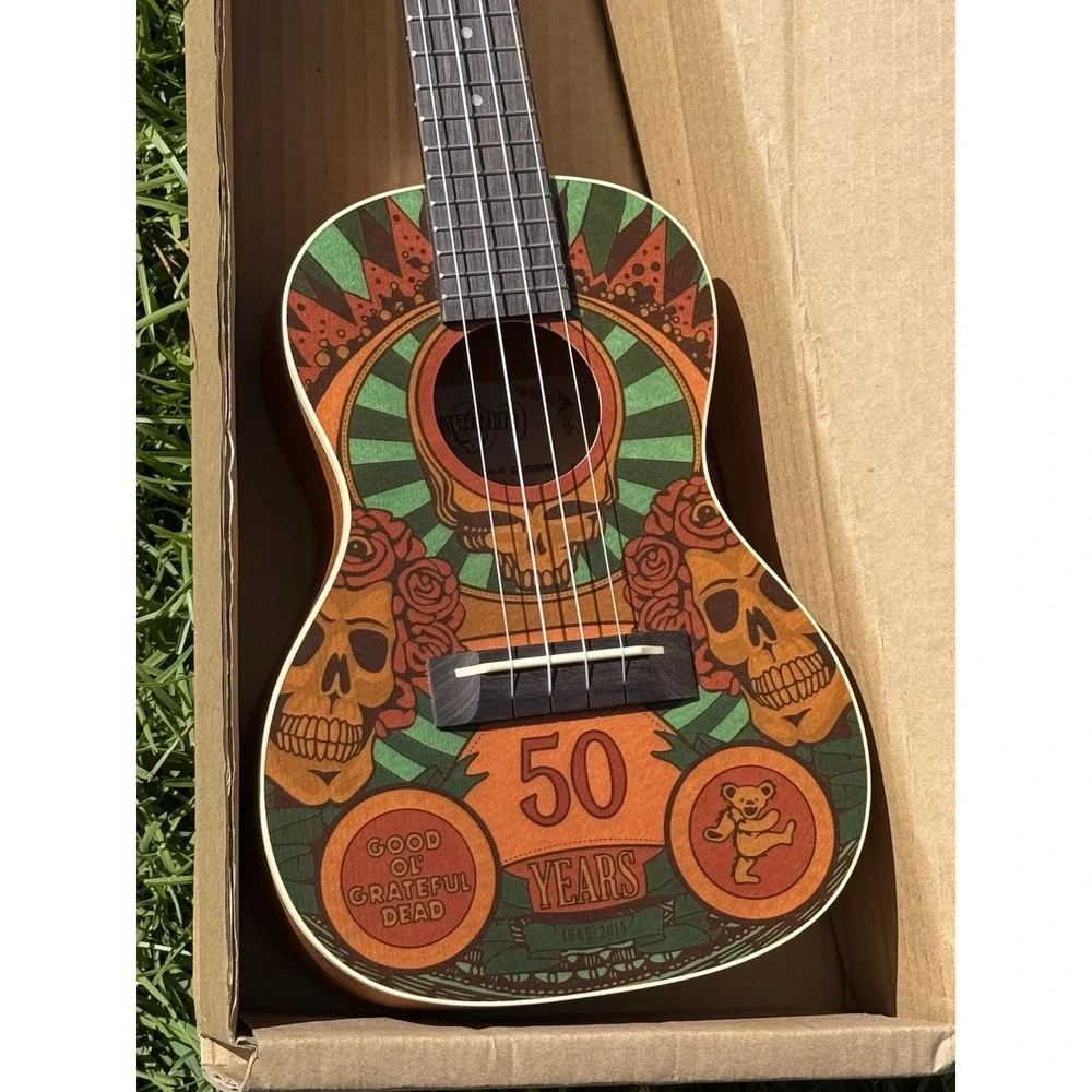 Mint Alvarez Grateful Dead Limited Edition 50th Anniversary Montage Ukulele